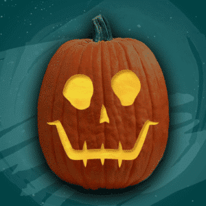 Creeper Pumpkin Template Printable