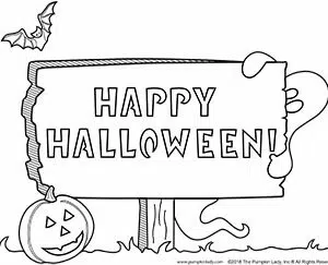 Happy Halloween Sign